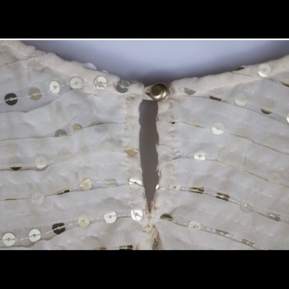 Anthropologie Dylan cream tank top - Picture 3 of 5